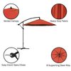 Pure Garden 10-Foot Offset Patio Umbrella with Square Base, Orange 50-102-TCB